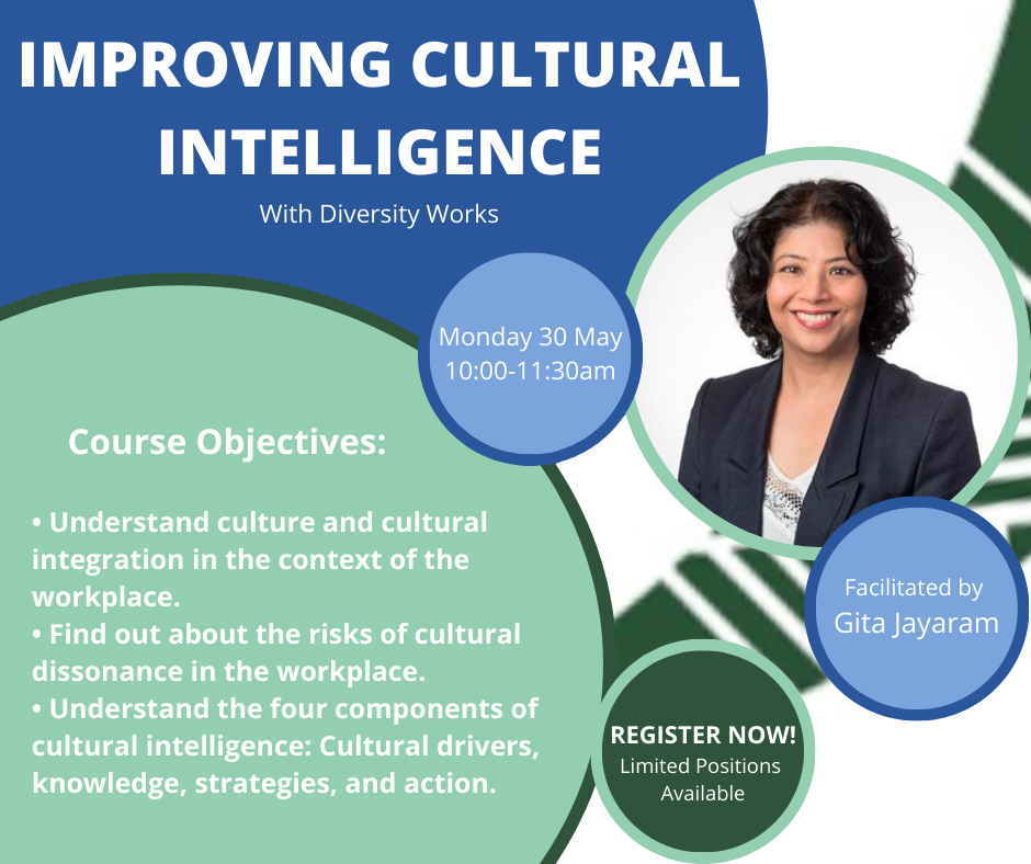 IMPROVING CULTURAL INTELLIGENCE - Session Facilitated By Gita Jayaram ...